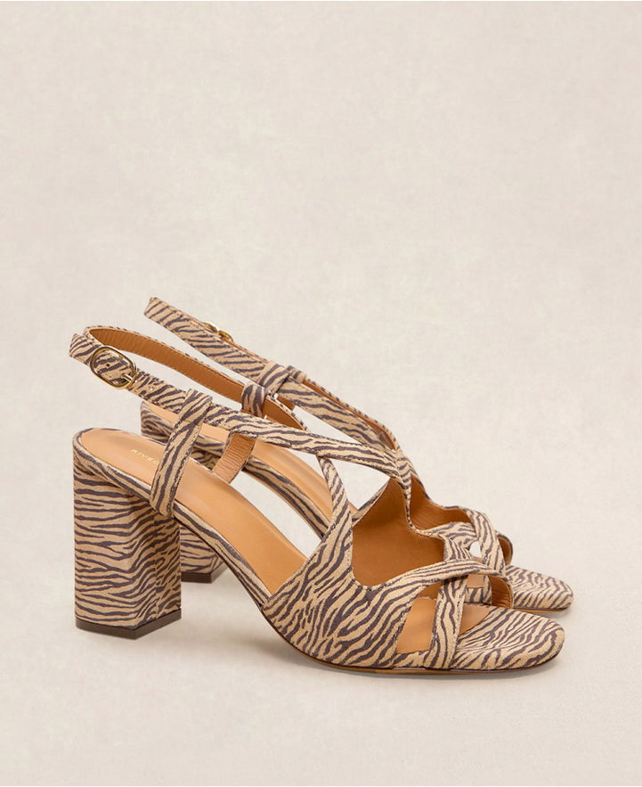 Sandals n°953 Zèbre clair