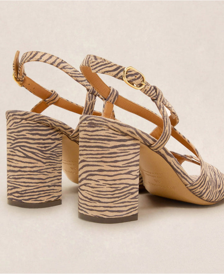 Sandals n°953 Zèbre clair