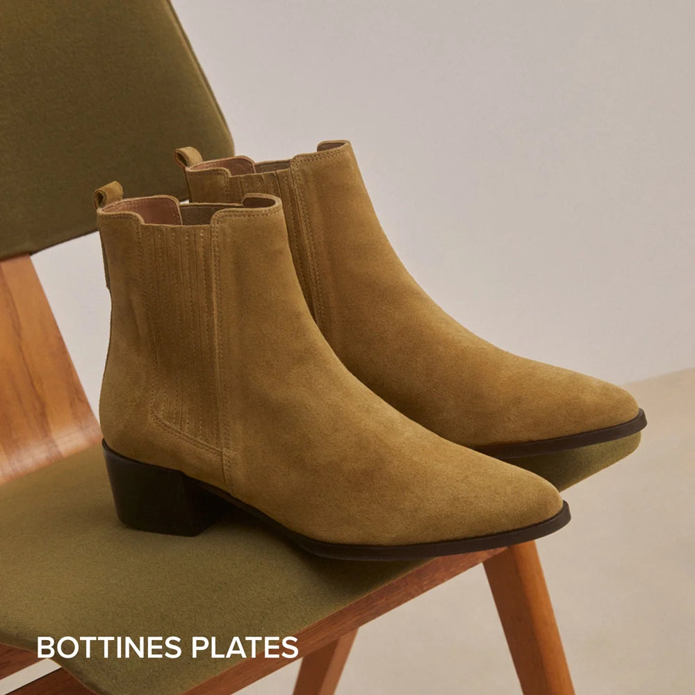 Bottines plates
