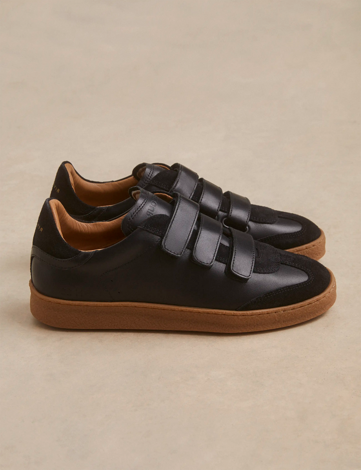 Sneakers Leather Black - Numéro 11 - Rivecour