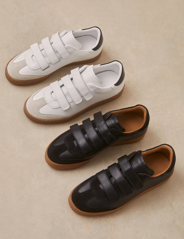 Sneakers Leather Black - Numéro 11 - Rivecour