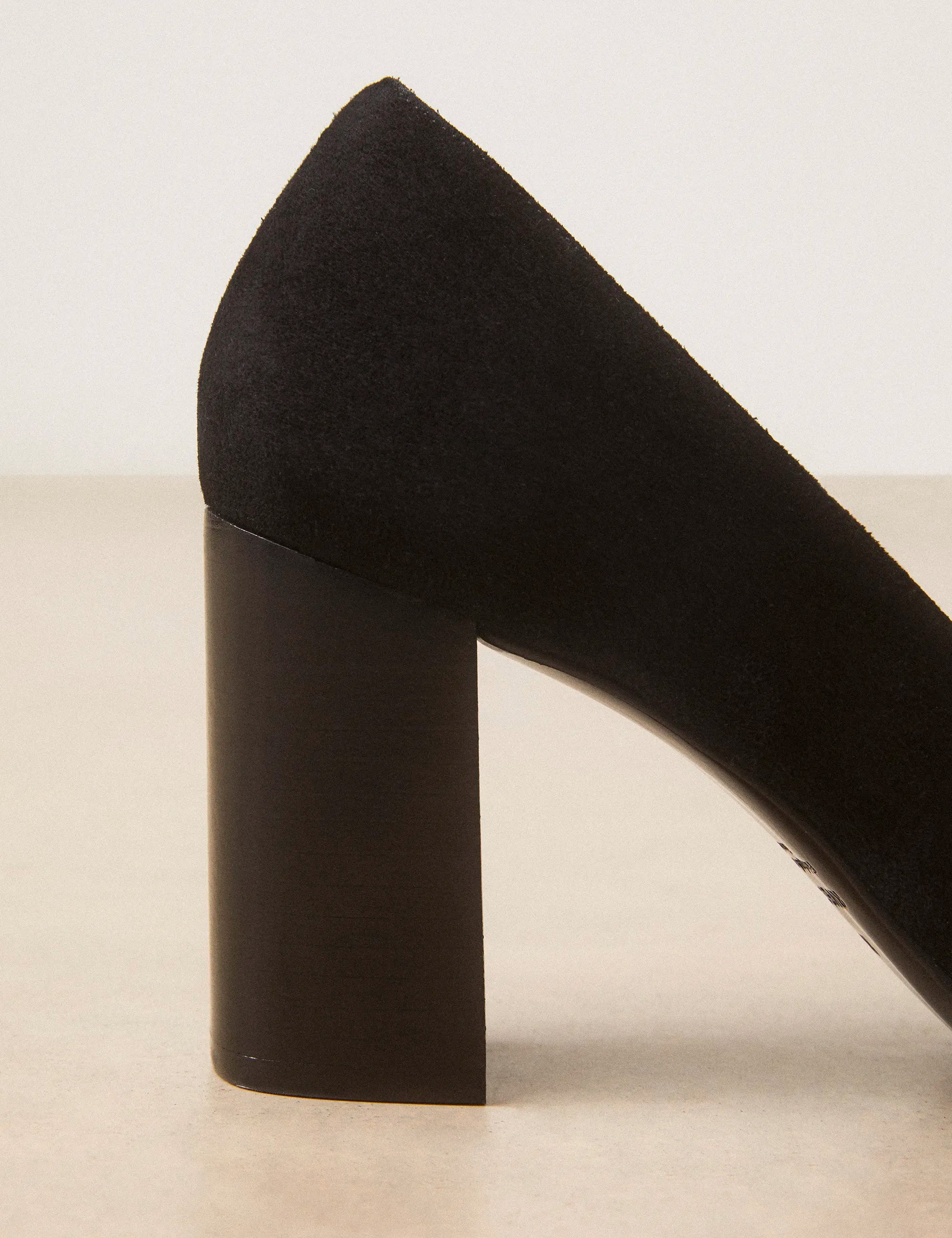Escarpins Suède Noir - Numéro 121 - Rivecour