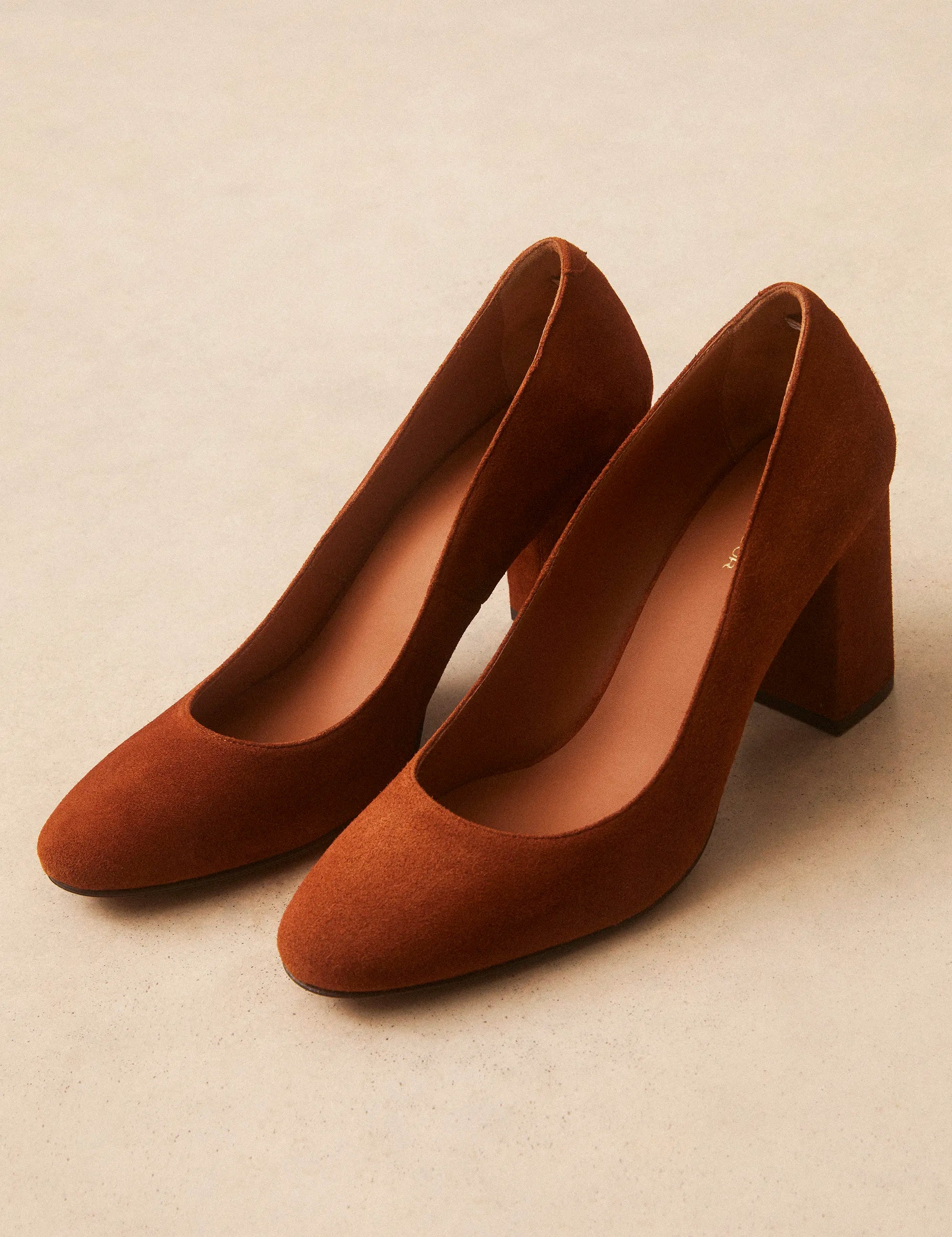Escarpins Suède Cognac - Numéro 121 - Rivecour