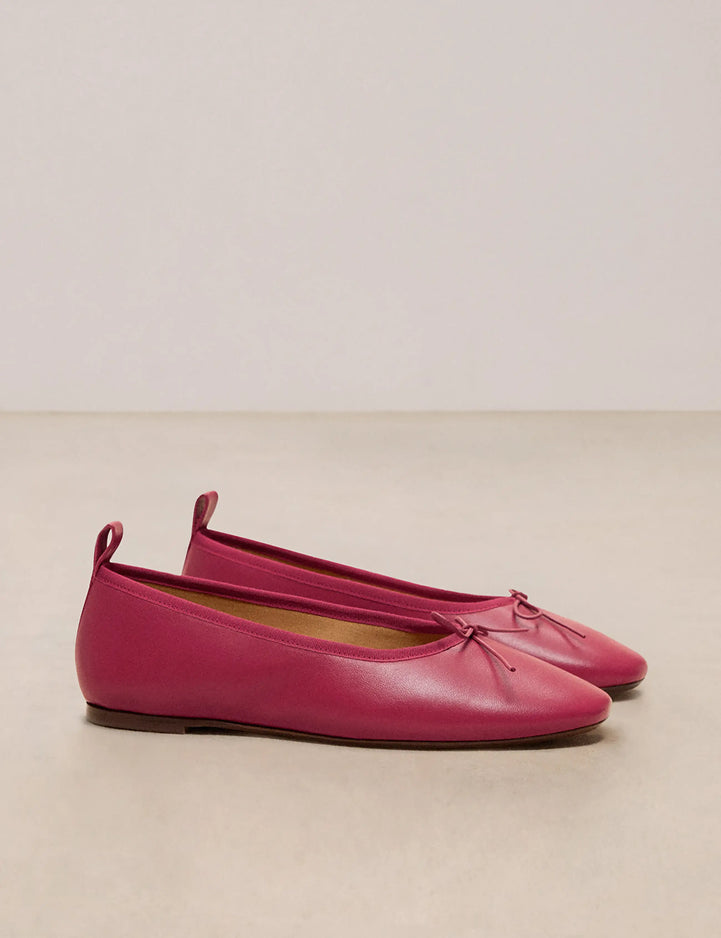 Ballerines Cuir Rose - Numéro 124 - Rivecour