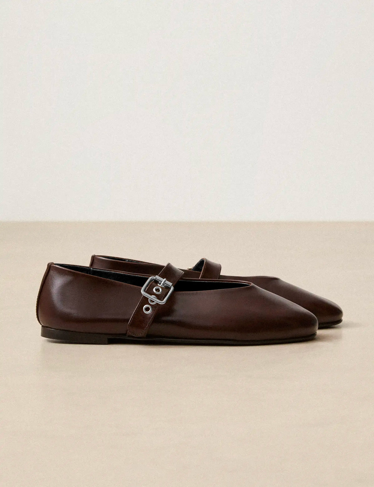 Babies Cuir Marron Chocolat - Numéro 140 - Rivecour