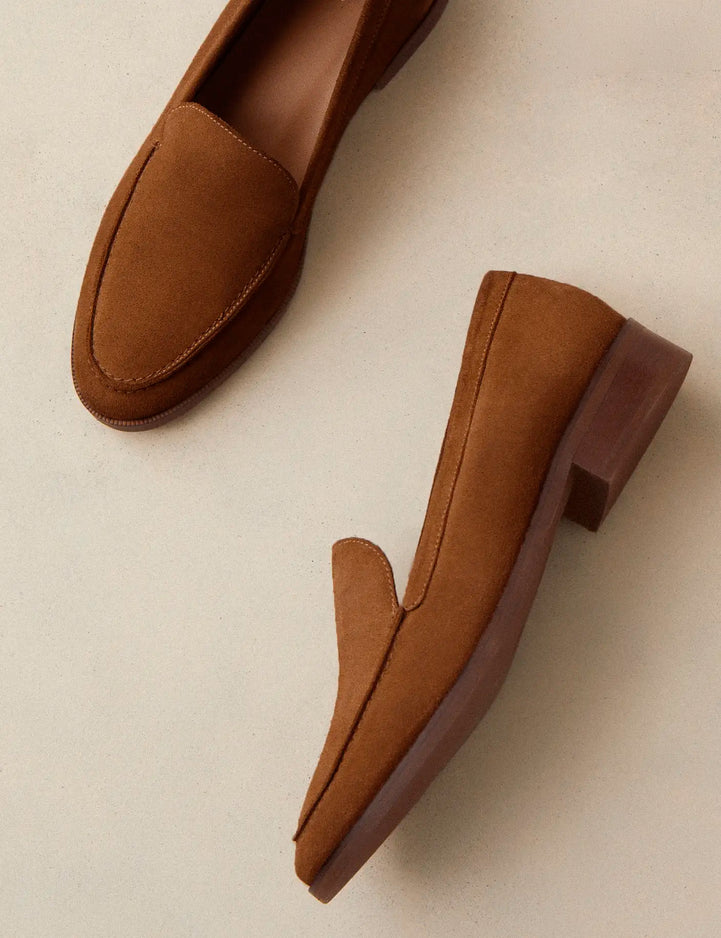 Mocassins Suède Cognac - Numéro 154 - Rivecour [mocassins-derbies] [loafers-derbies]