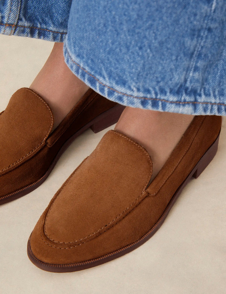 Mocassins Suède Cognac - Numéro 154 - Rivecour
