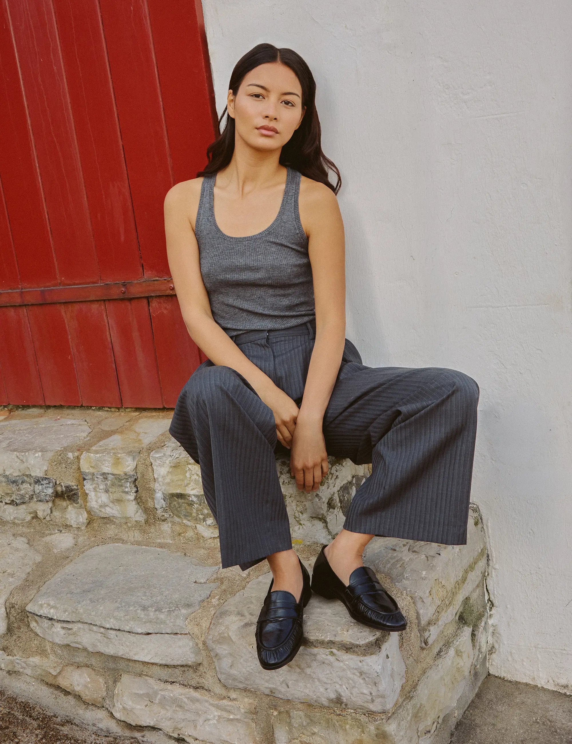 Mocassins Cuir Façon Vintage Noir - Numéro 158 - Rivecour