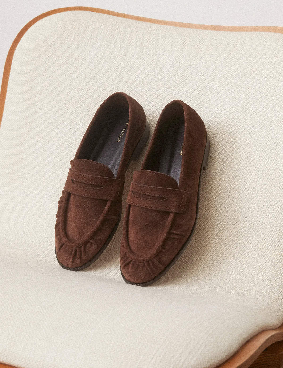 Mocassins Suède Marron Chocolat - Numéro 158 - Rivecour