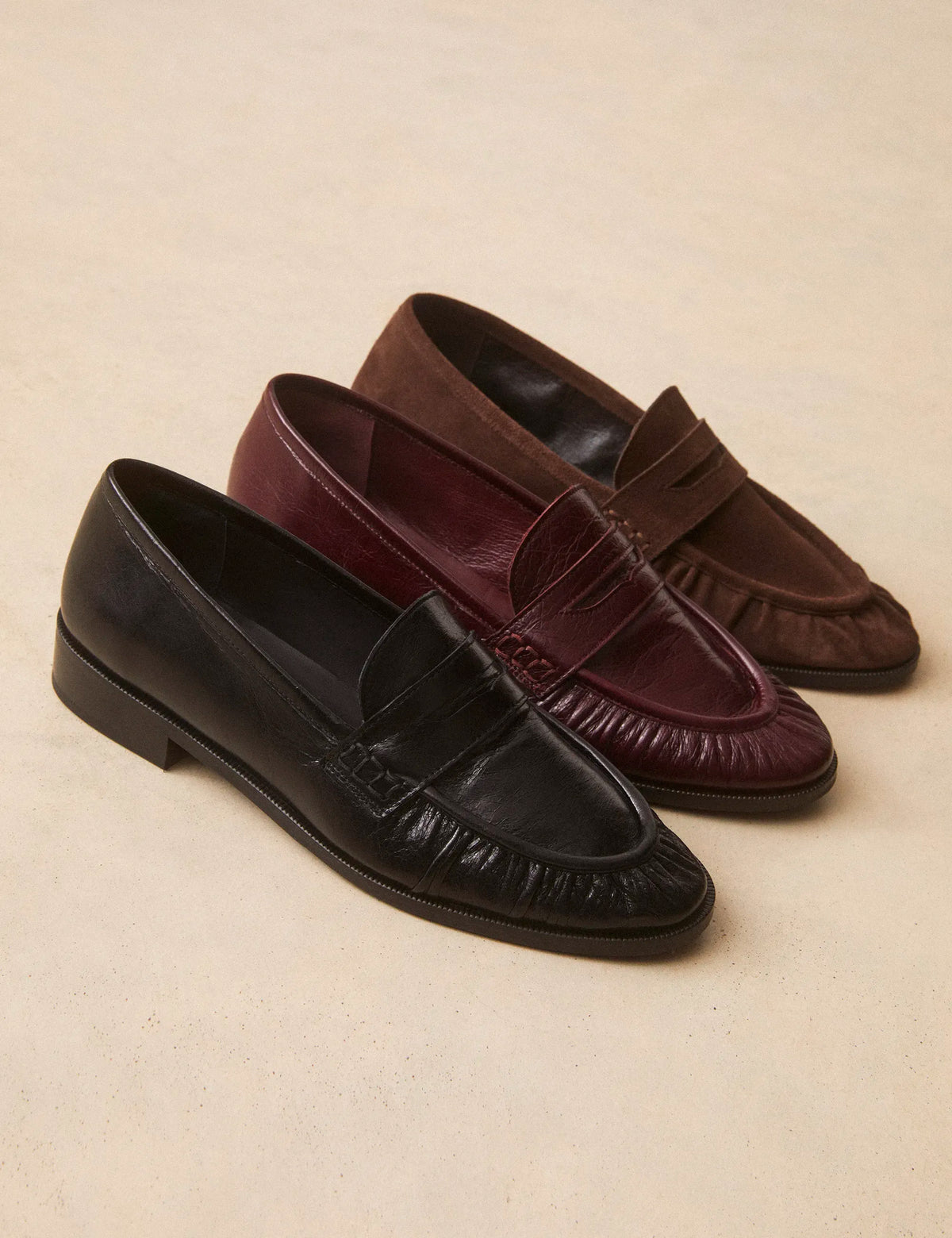 Mocassins Suède Marron Chocolat - Numéro 158 - Rivecour