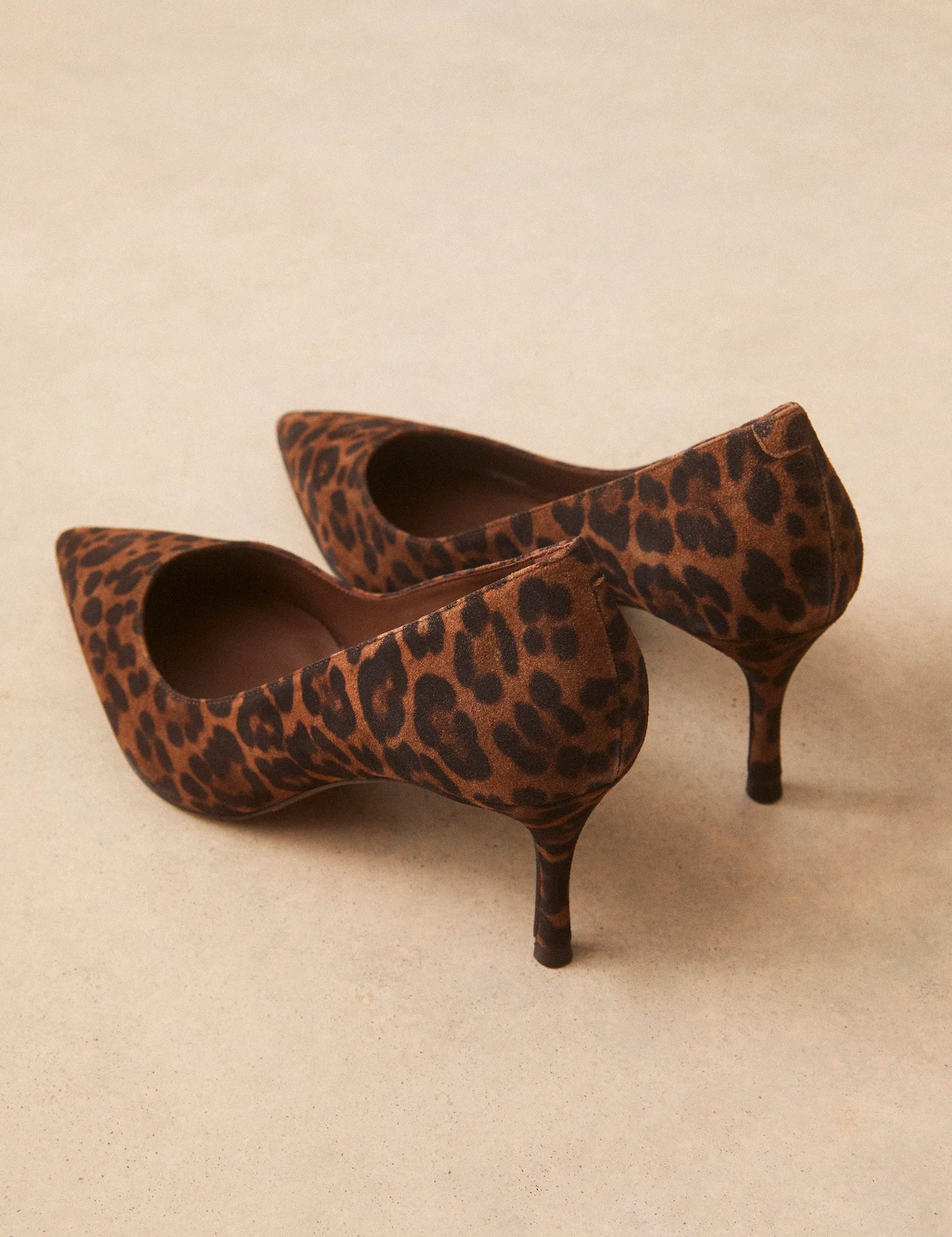 Escarpins Cuir Imprimé Léopard - Numéro 175 - Rivecour