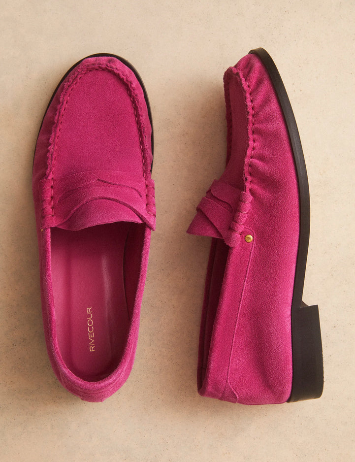 Mocassins Suède Rose - Numéro 182 - Rivecour