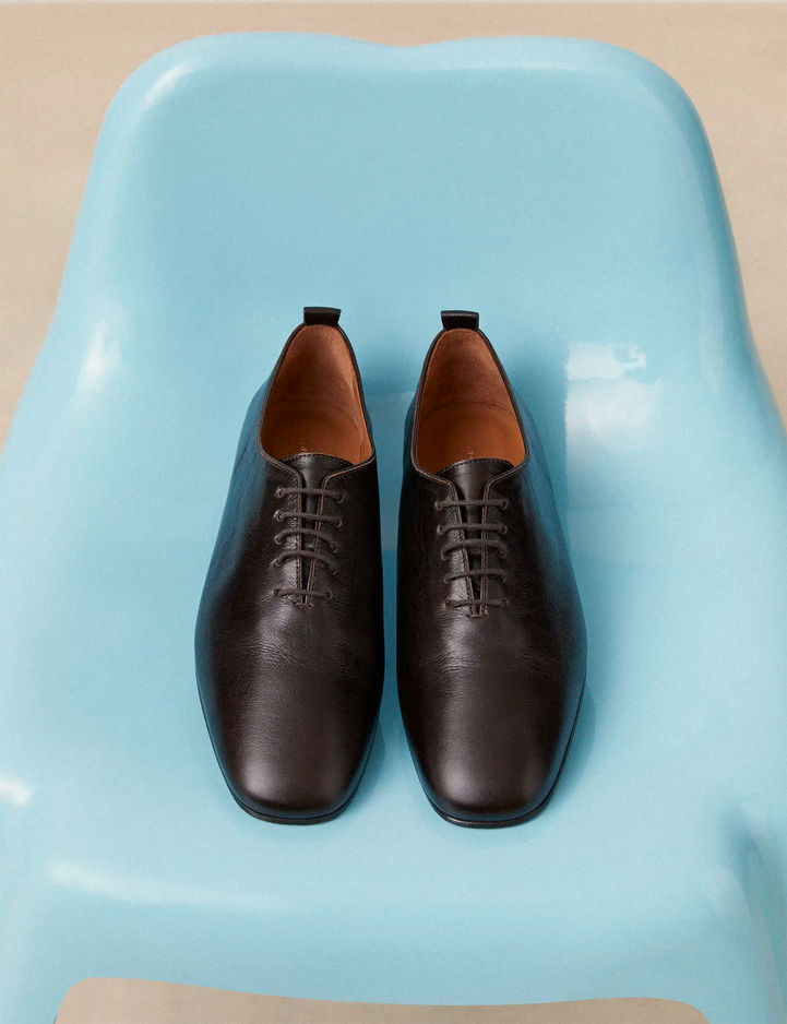 Richelieu Leather Brillant Ebony - Numéro 189 - Rivecour