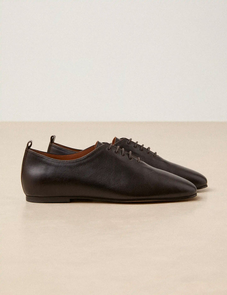 Richelieu Leather Brillant Ebony - Numéro 189 - Rivecour