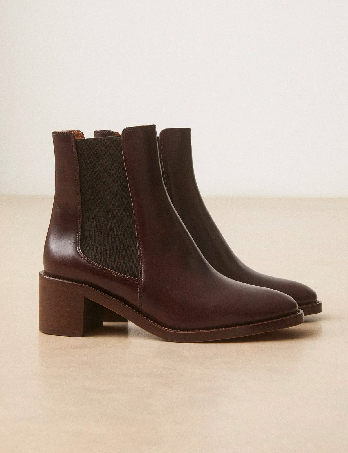 Bottines À Talons Cuir Marron Chocolat - Numéro 289 - Rivecour