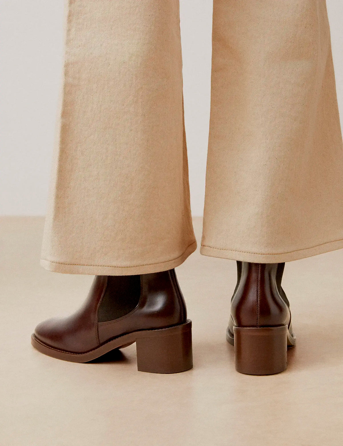 Bottines À Talons Cuir Marron Chocolat - Numéro 289 - Rivecour