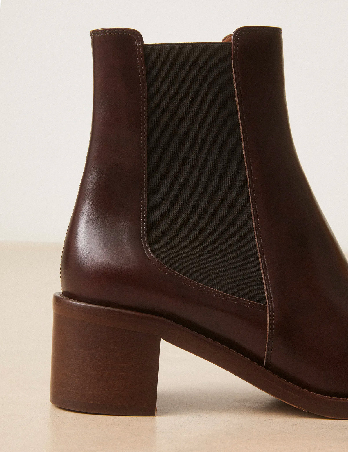 Bottines À Talons Cuir Marron Chocolat - Numéro 289 - Rivecour
