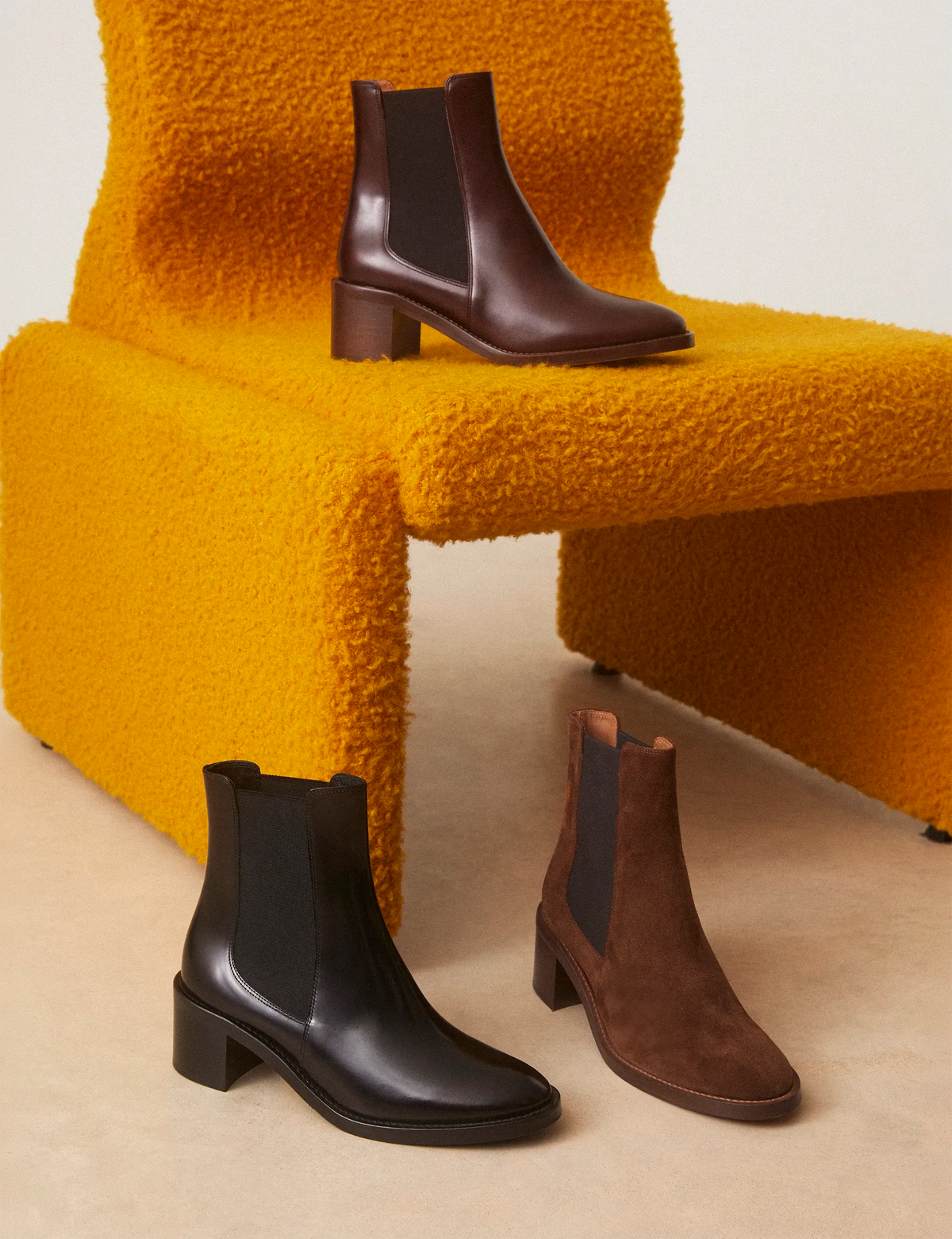 Bottines À Talons Cuir Marron Chocolat - Numéro 289 - Rivecour