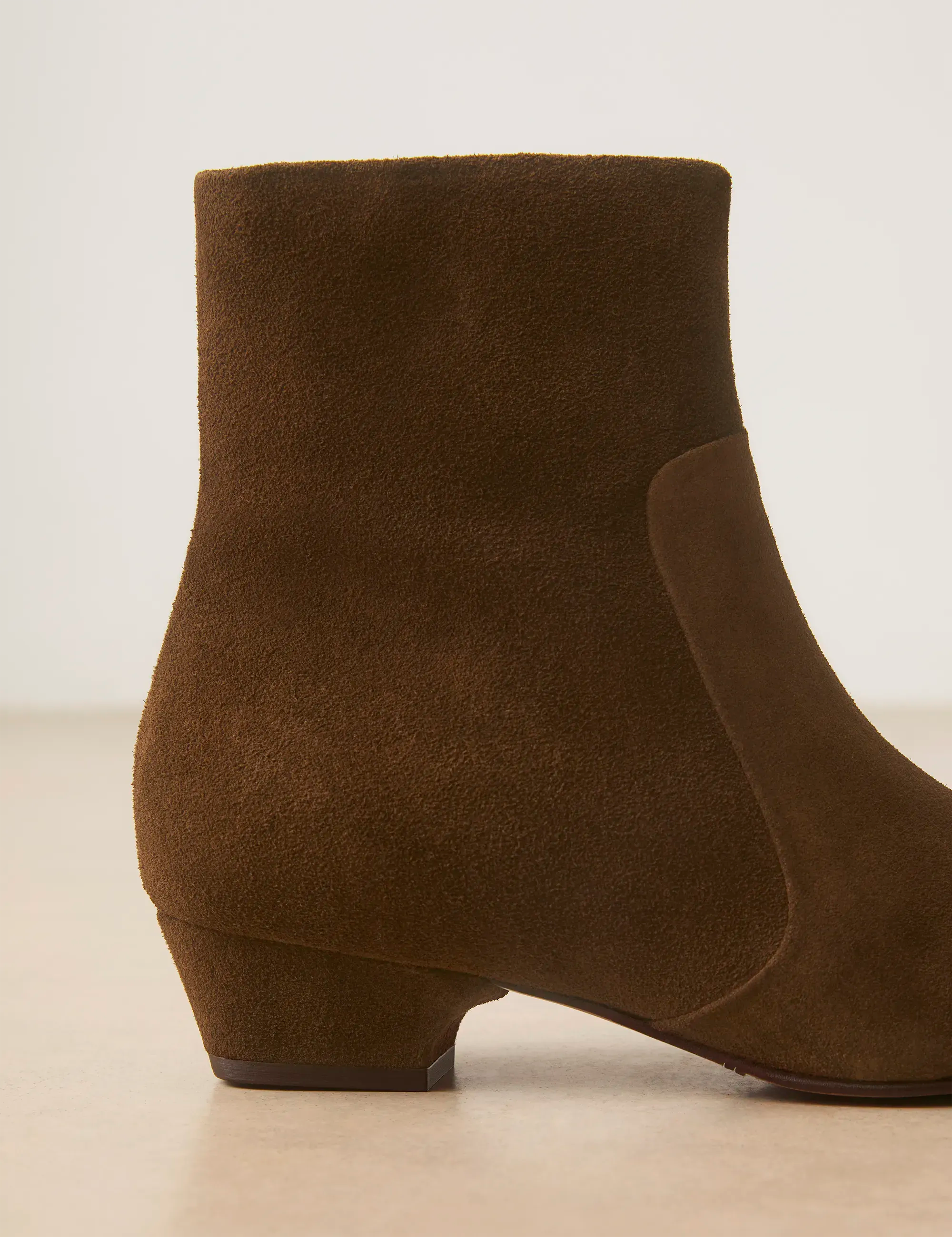 Bottines Plates Suède Brun - Numéro 407 - Rivecour
