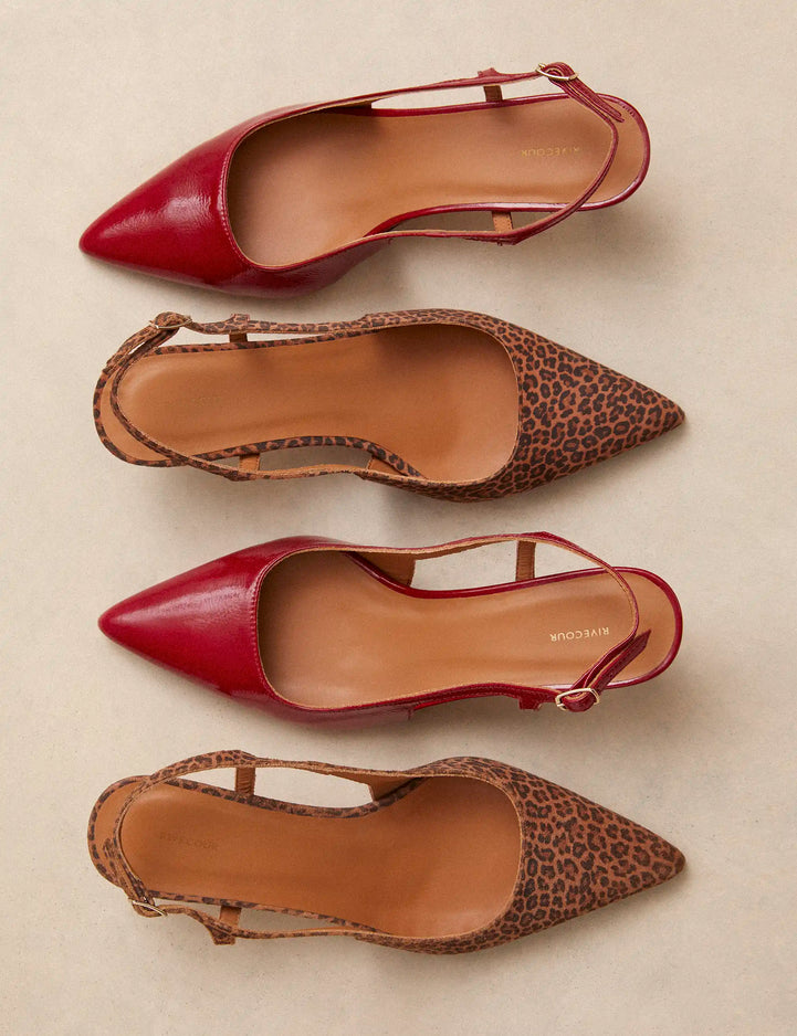 Pumps Leather Patent Red - Numéro 412 - Rivecour