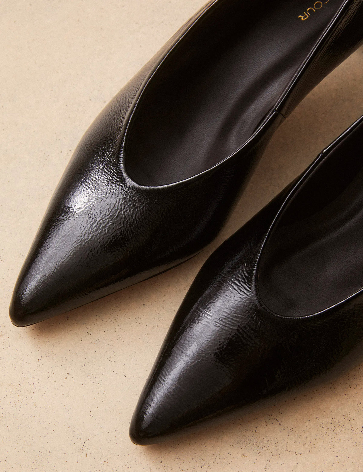 Escarpins Cuir Vernis Noir - Numéro 413 - Rivecour