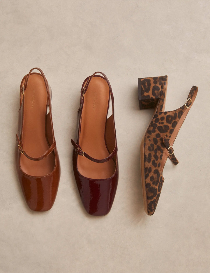 Babies Cuir Imprimé Léopard - Numéro 424 - Rivecour