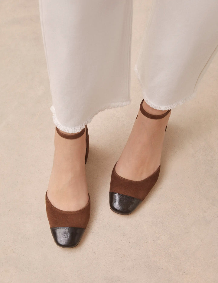 Mary Janes Suede Hazelnut - Numéro 429 - Rivecour