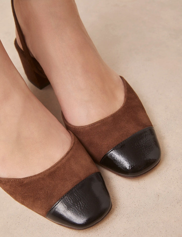 Mary Janes Suede Hazelnut - Numéro 429 - Rivecour