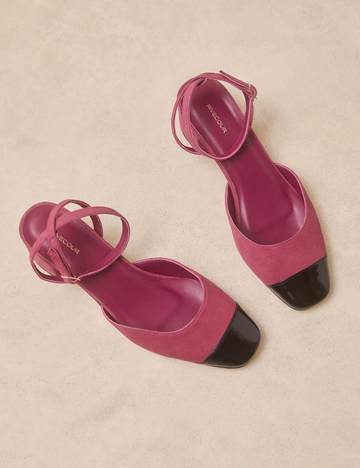 Mary Janes Suede Pink - Numéro 429 - Rivecour