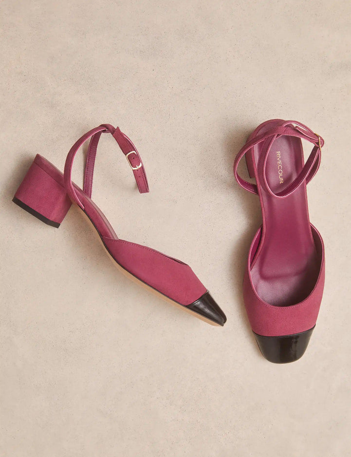 Mary Janes Suede Pink - Numéro 429 - Rivecour