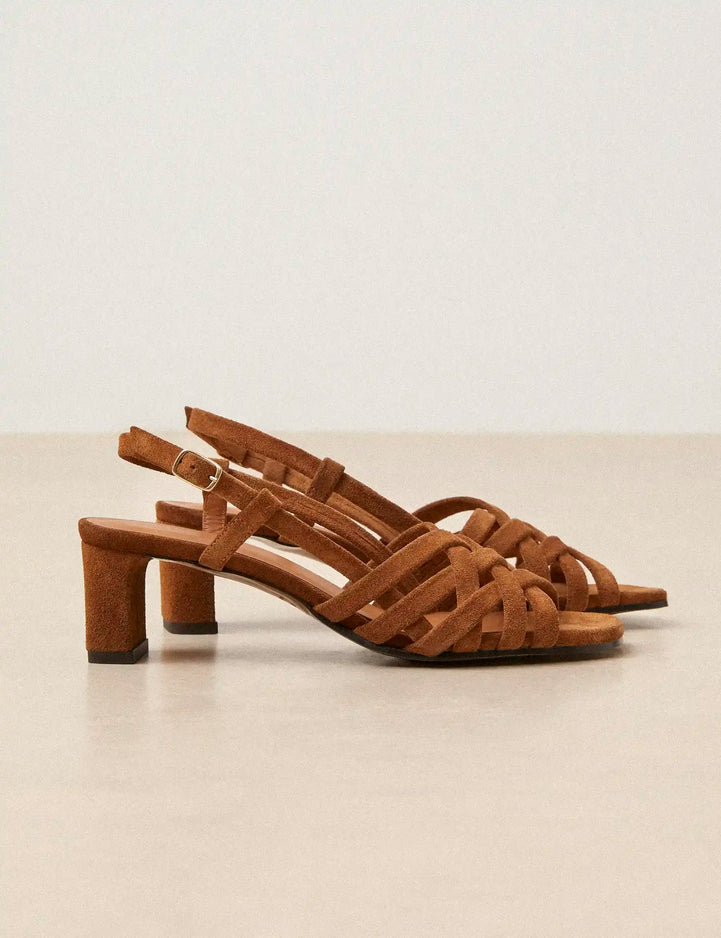 Sandales à Talons Cognac - Numéro 463 - Rivecour