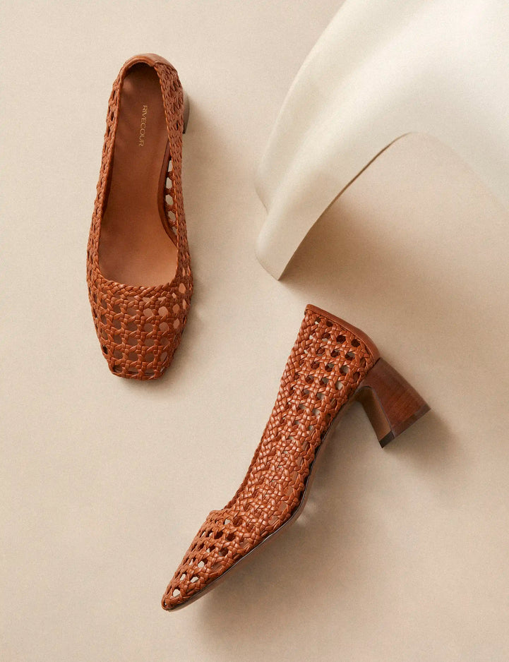 Pumps Leather Cognac - Numéro 528 - Rivecour