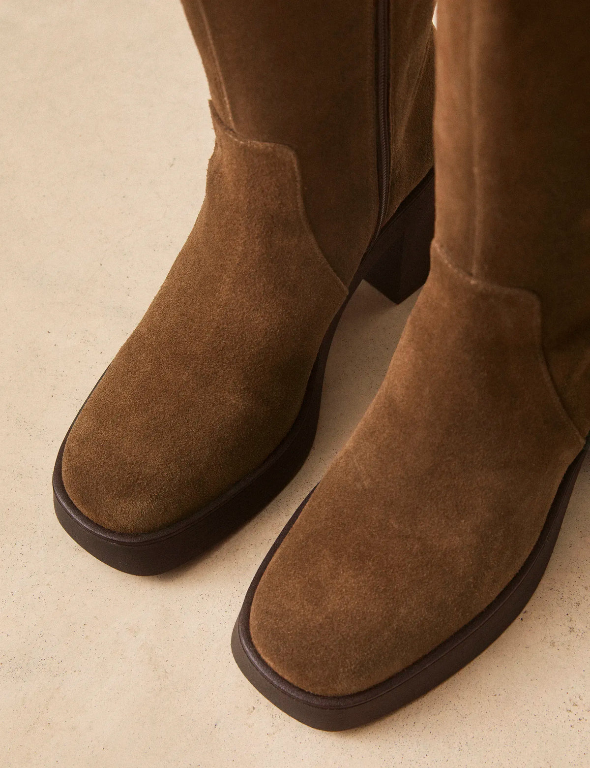 Bottes Suède Brun - Numéro 589 - Rivecour