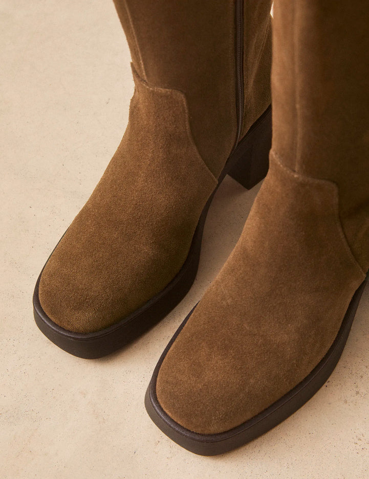 Bottes Suède Brun - Numéro 589 - Rivecour