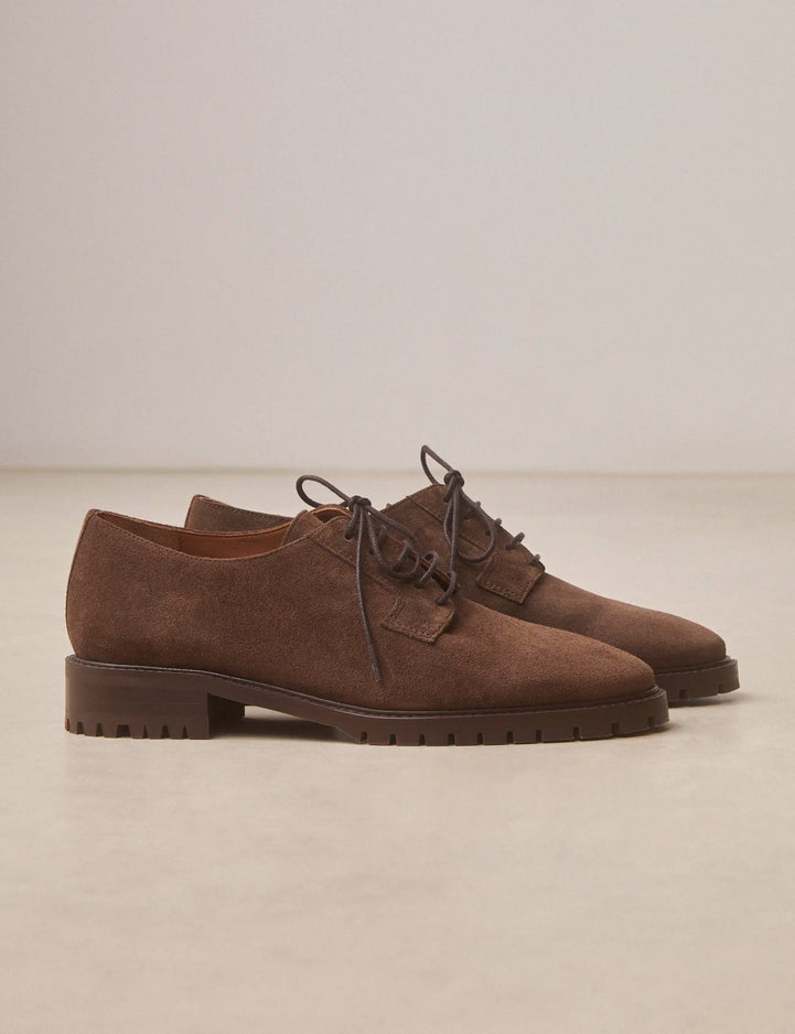 Derbies Suède Marron - Numéro 83 - Rivecour
