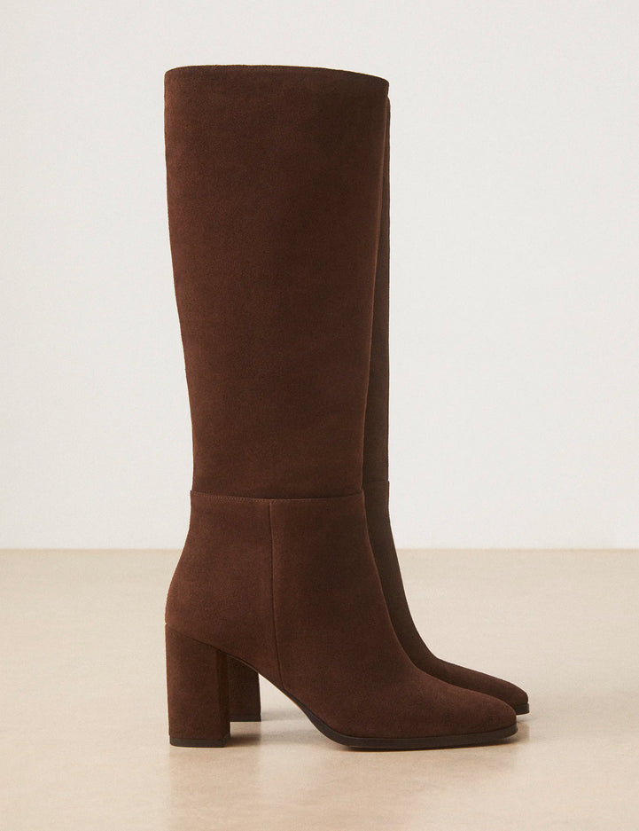 Bottes Suède Marron Chocolat - Numéro 832 - Rivecour