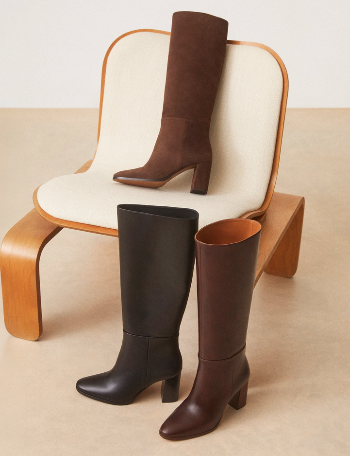 Bottes Suède Marron Chocolat - Numéro 832 - Rivecour