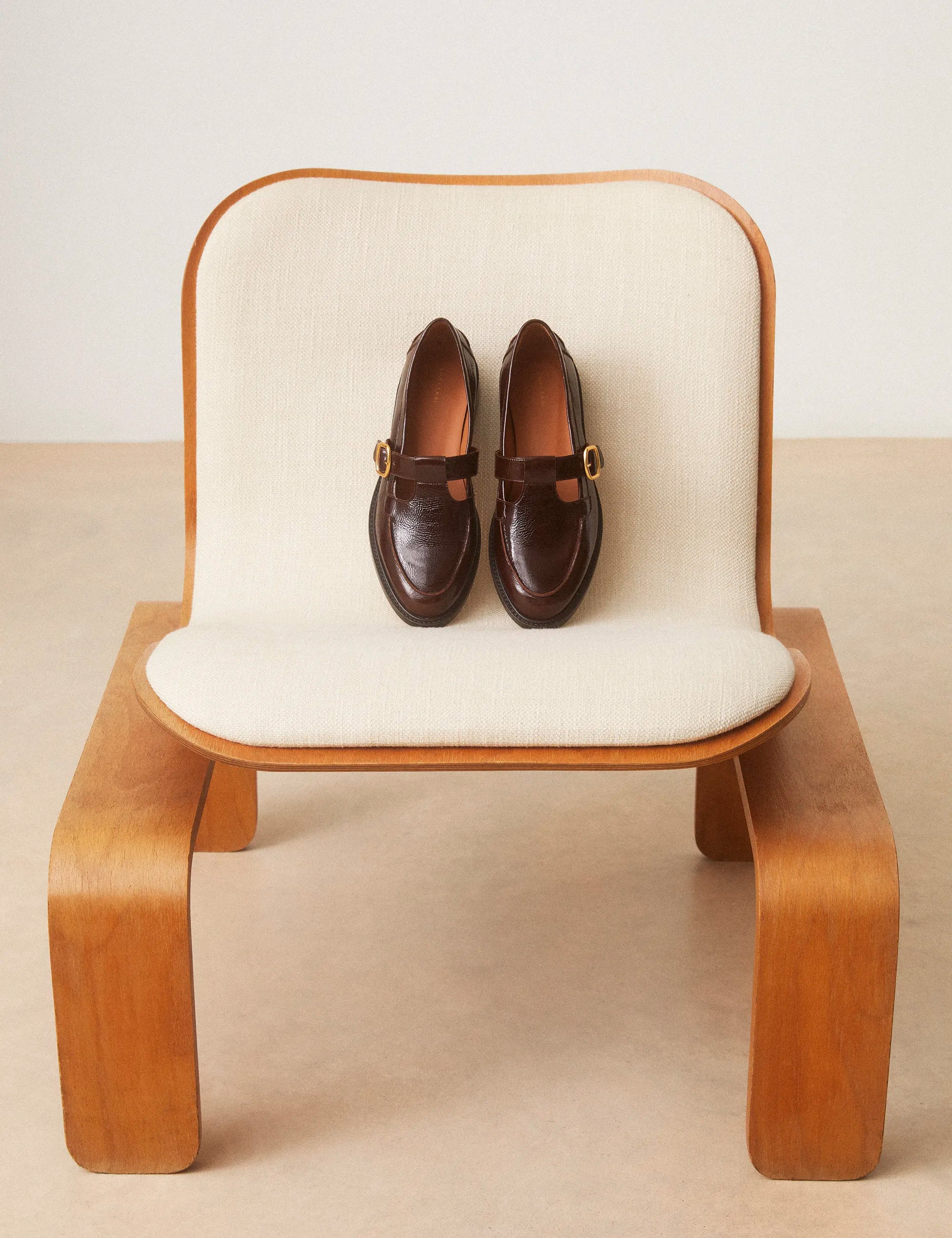 Mocassins Cuir Vernis Marron - Numéro 84 - Rivecour