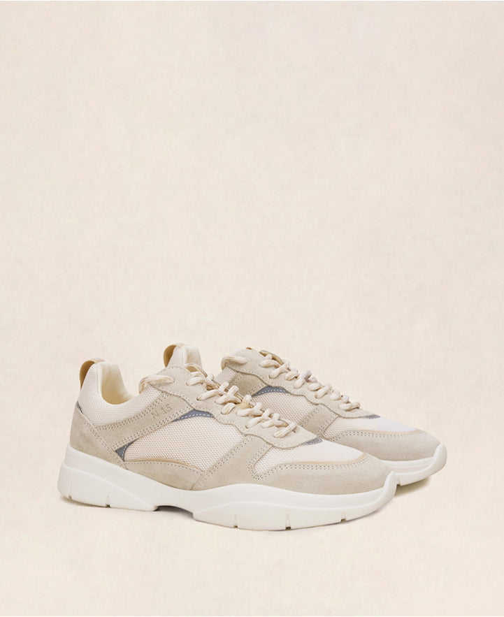 Sneakers n°15 White/Beige