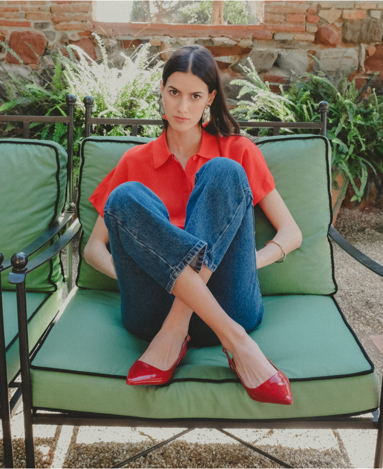 Escarpins n°412 Rouge