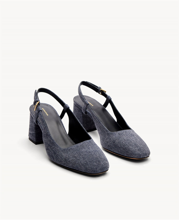 Escarpins n°617 Denim