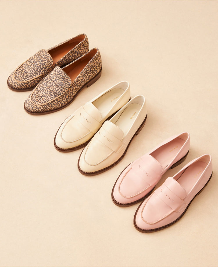 Mocassins n°82 Blanc cassé