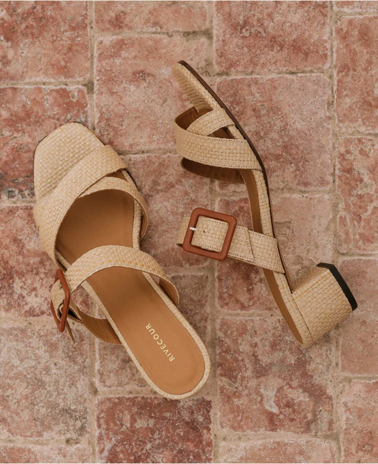 Mules n°904 Raphia