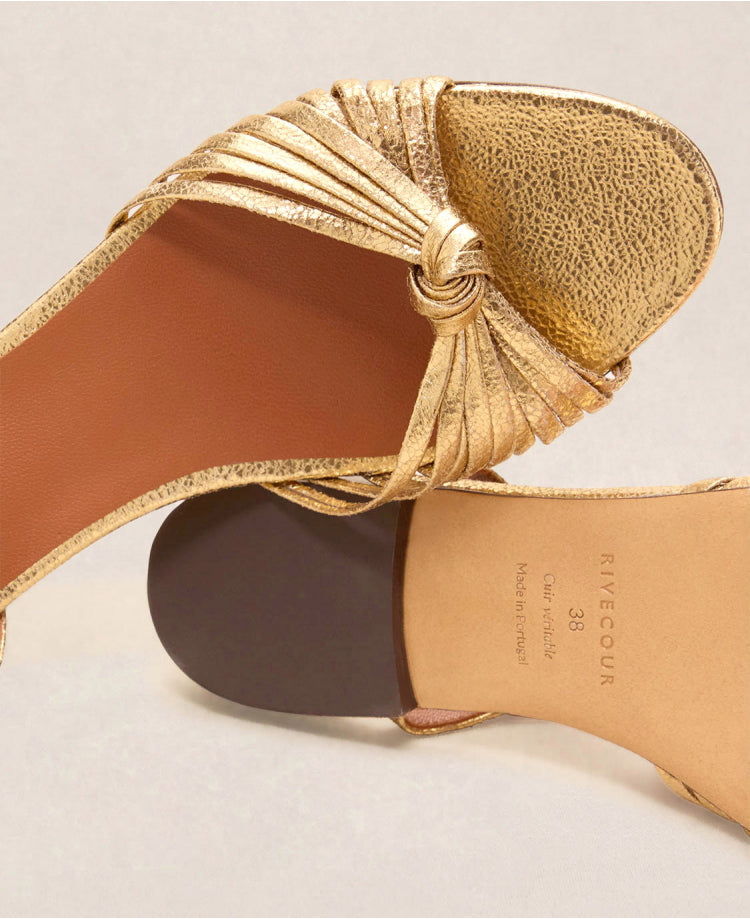 Sandales n°155 Doré