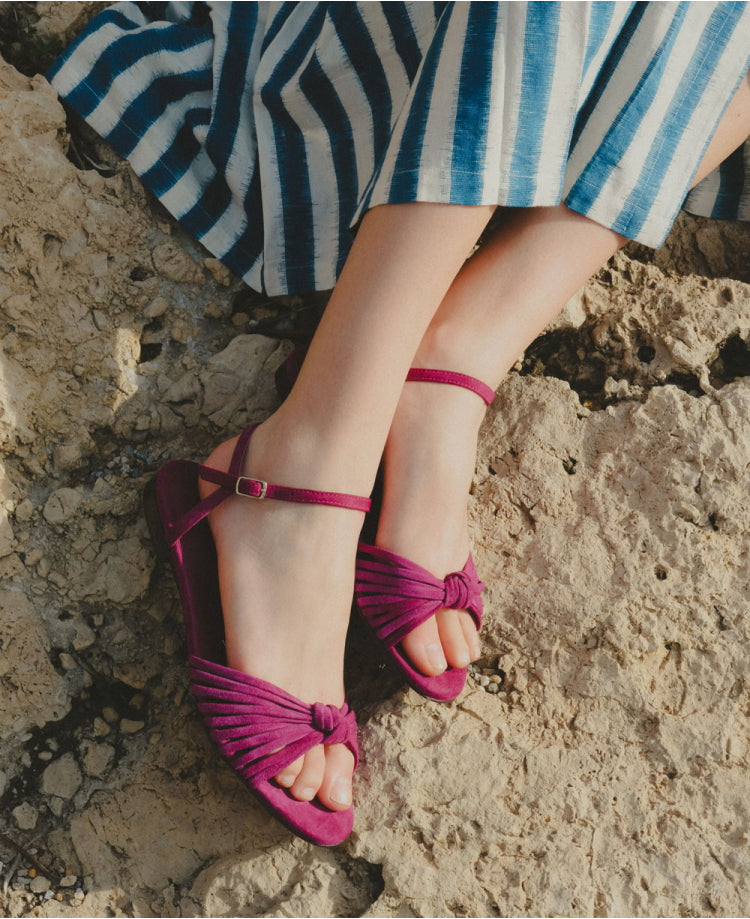 Sandales n°155 Magenta