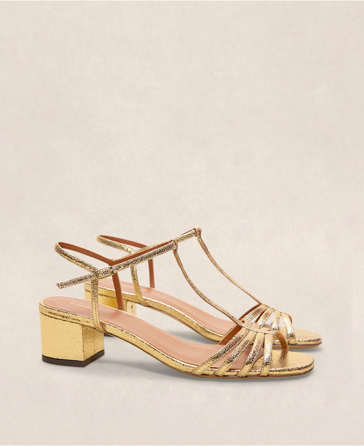 Sandales n°441 Doré