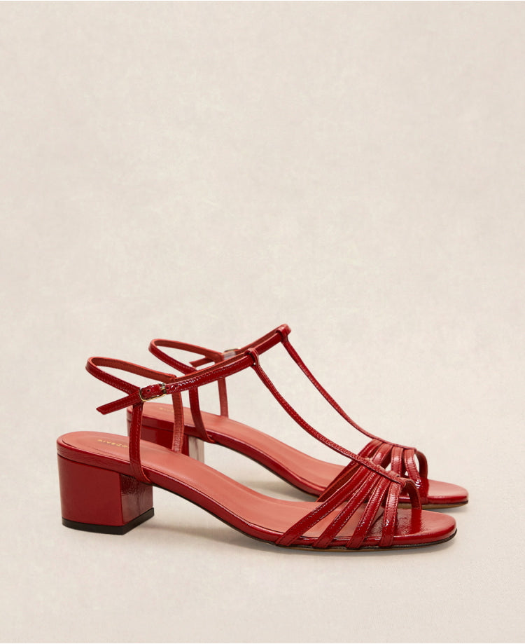 Sandales n°441 Rouge