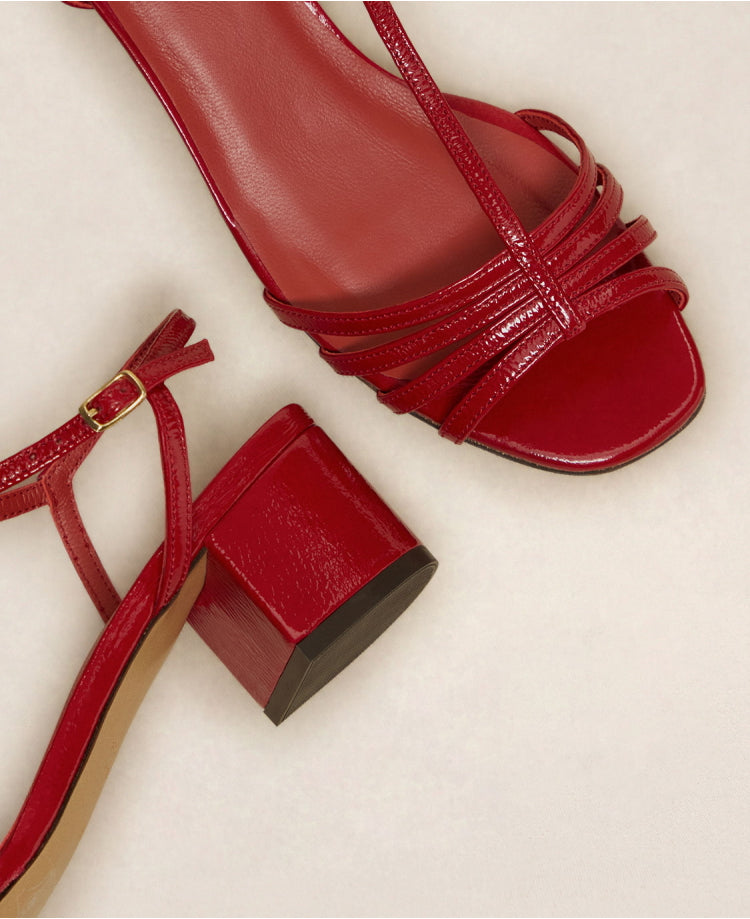 Sandales n°441 Rouge