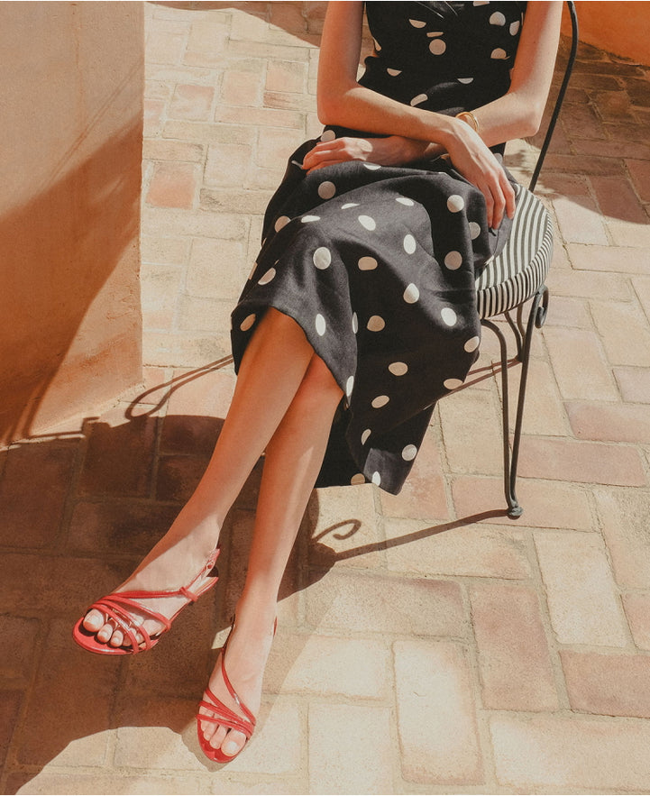 Sandals n°464 Red