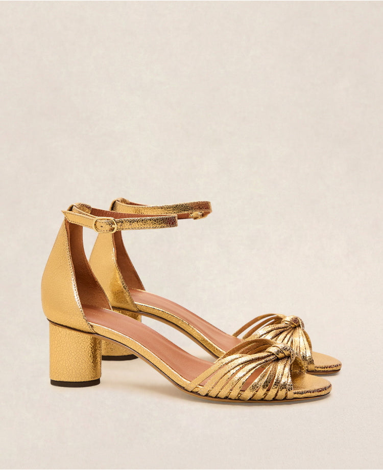 Sandales n°478 Doré